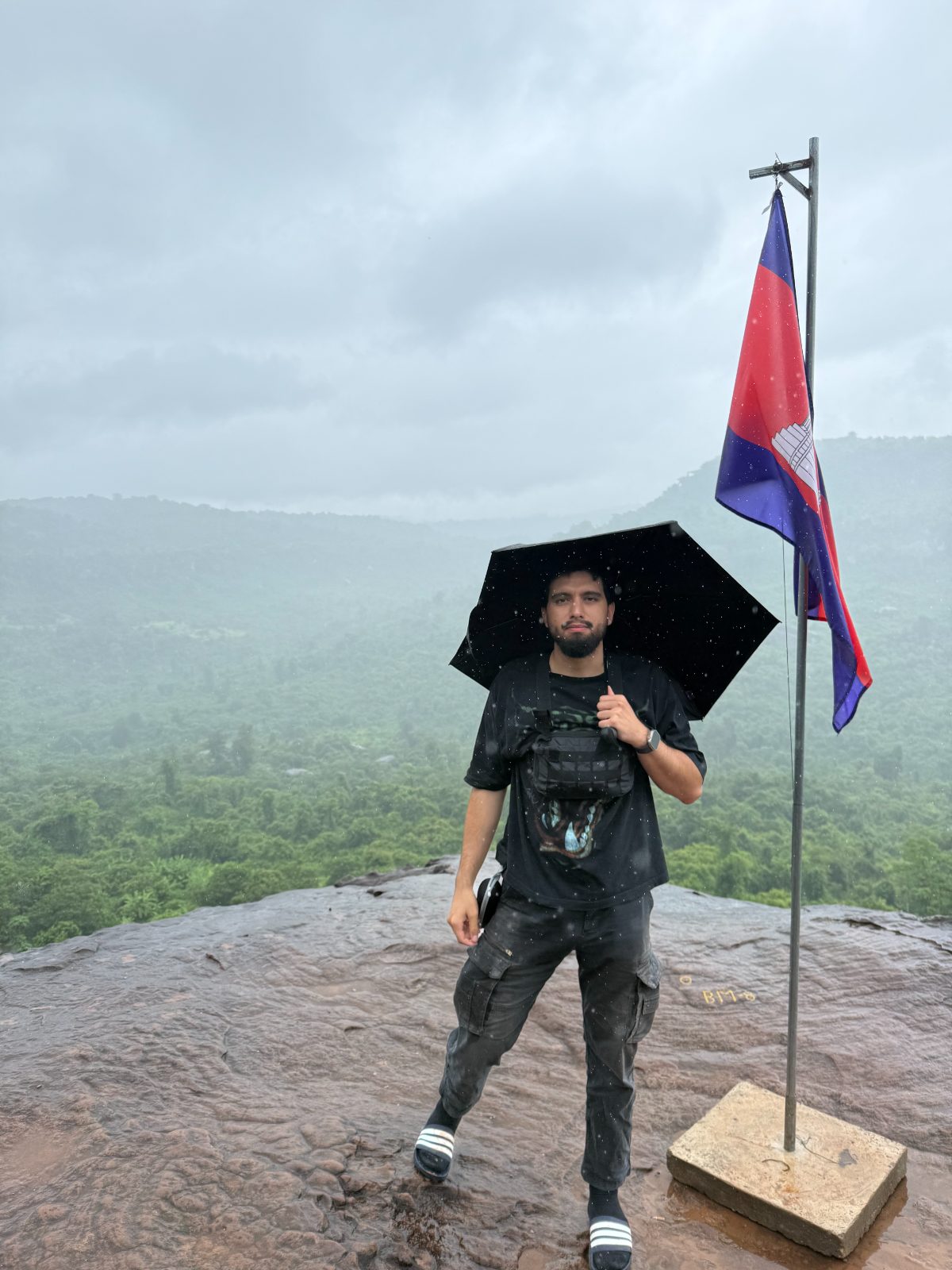 Ammar in Banteay Srei, Cambodia