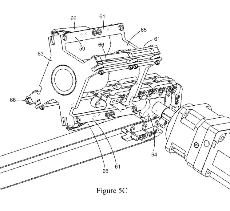 Autoloader B rammer assembly drawing