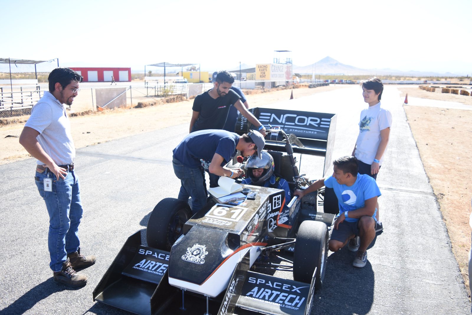 testing / team photo