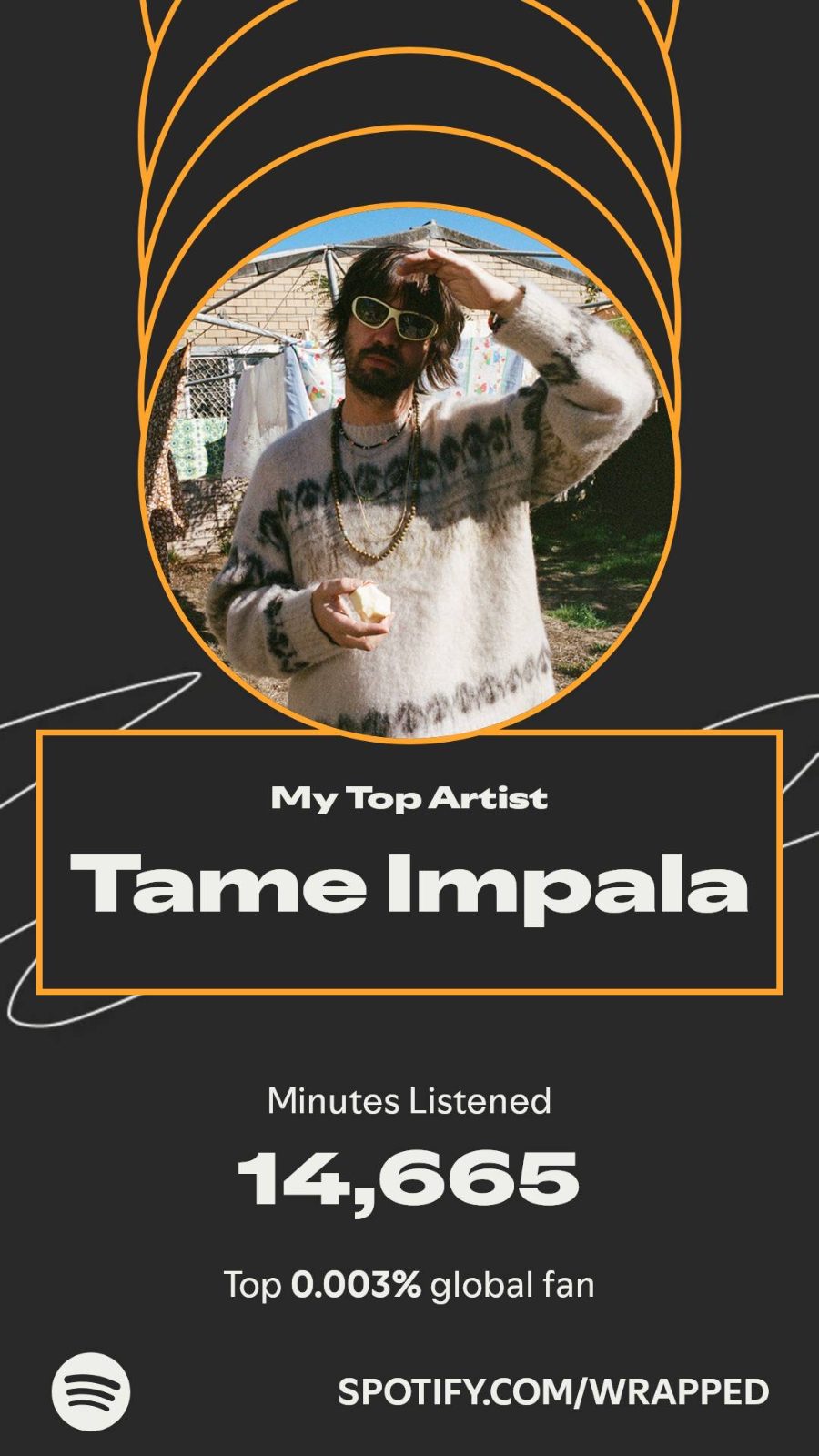 Spotify Wrapped — top artist